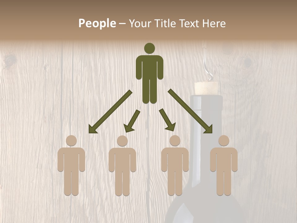 Drink Table Textured PowerPoint Template