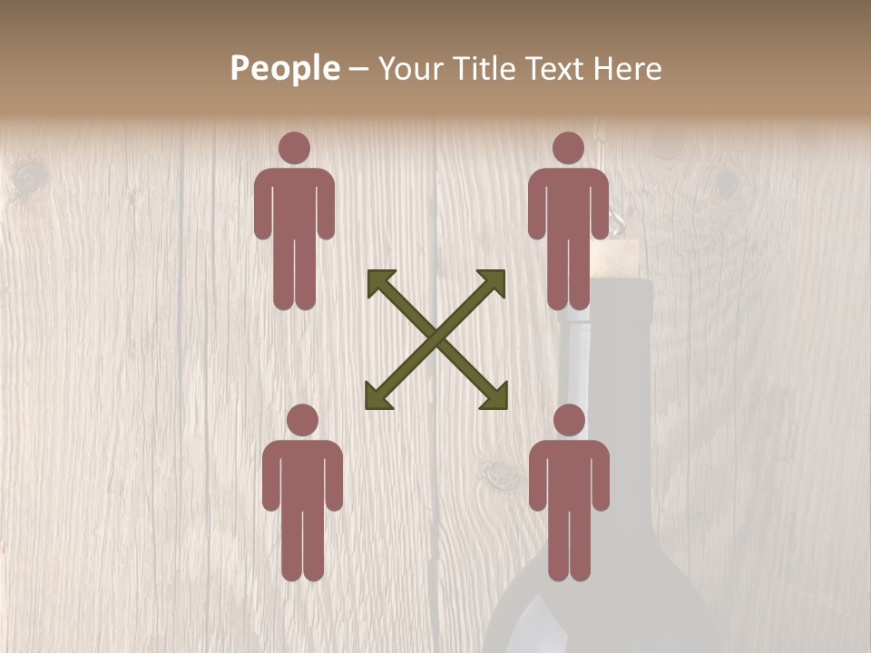 Drink Table Textured PowerPoint Template