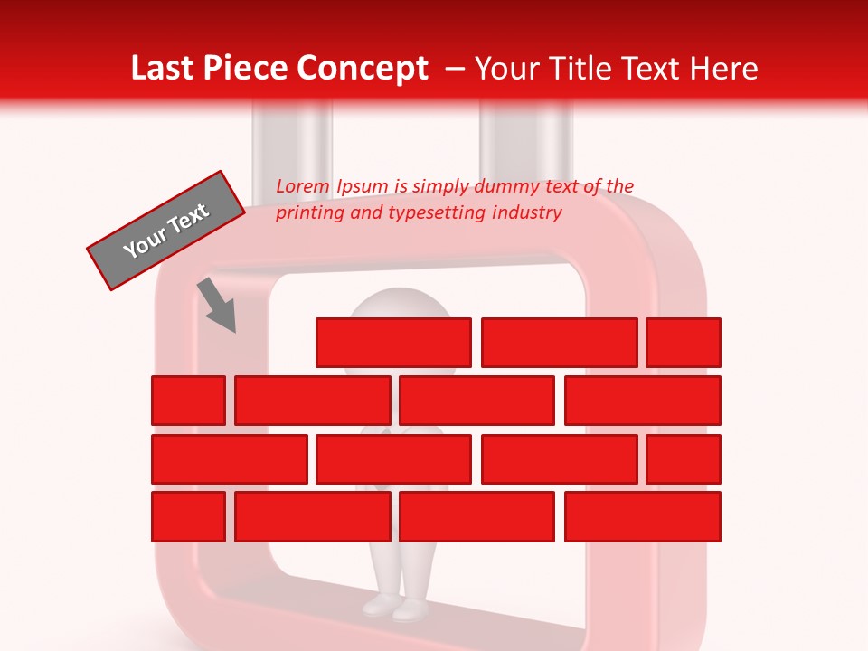 Work Dependent Metallic PowerPoint Template