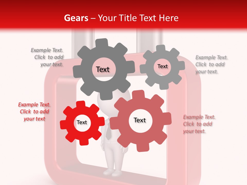 Work Dependent Metallic PowerPoint Template