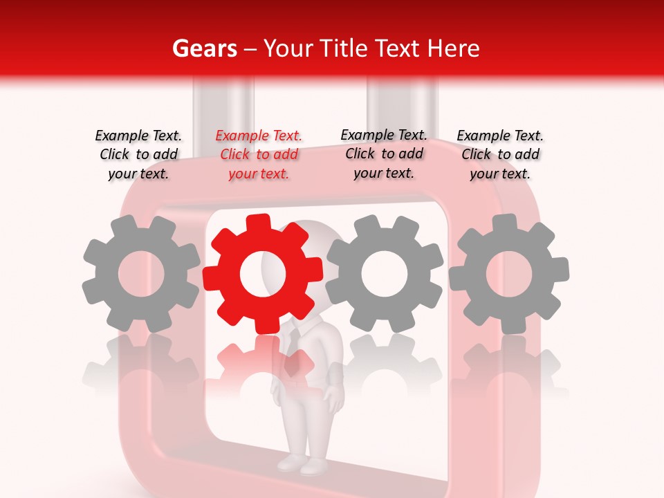 Work Dependent Metallic PowerPoint Template