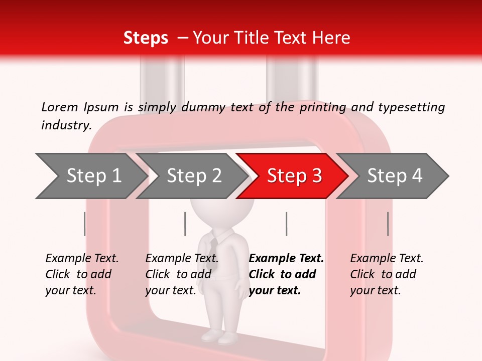 Work Dependent Metallic PowerPoint Template