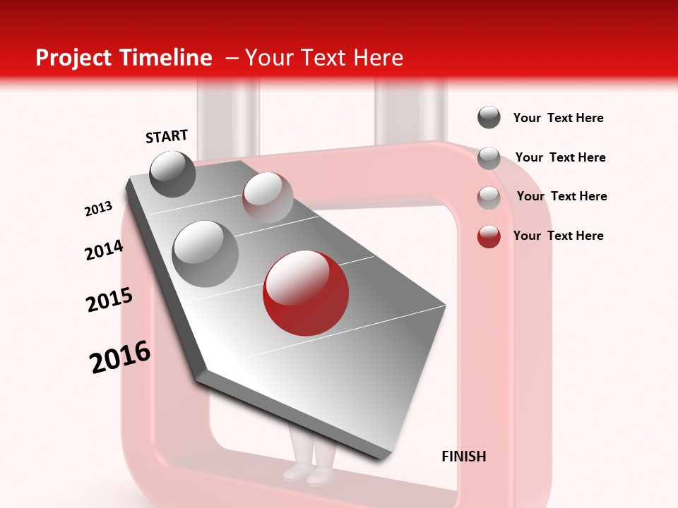 Work Dependent Metallic PowerPoint Template