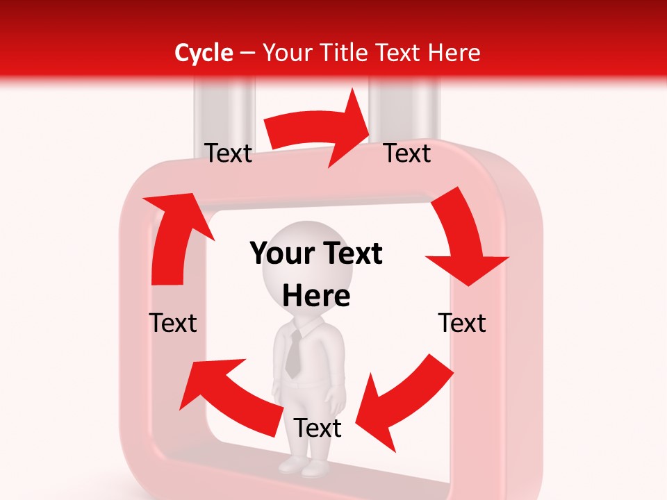 Work Dependent Metallic PowerPoint Template