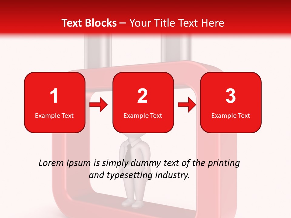Work Dependent Metallic PowerPoint Template
