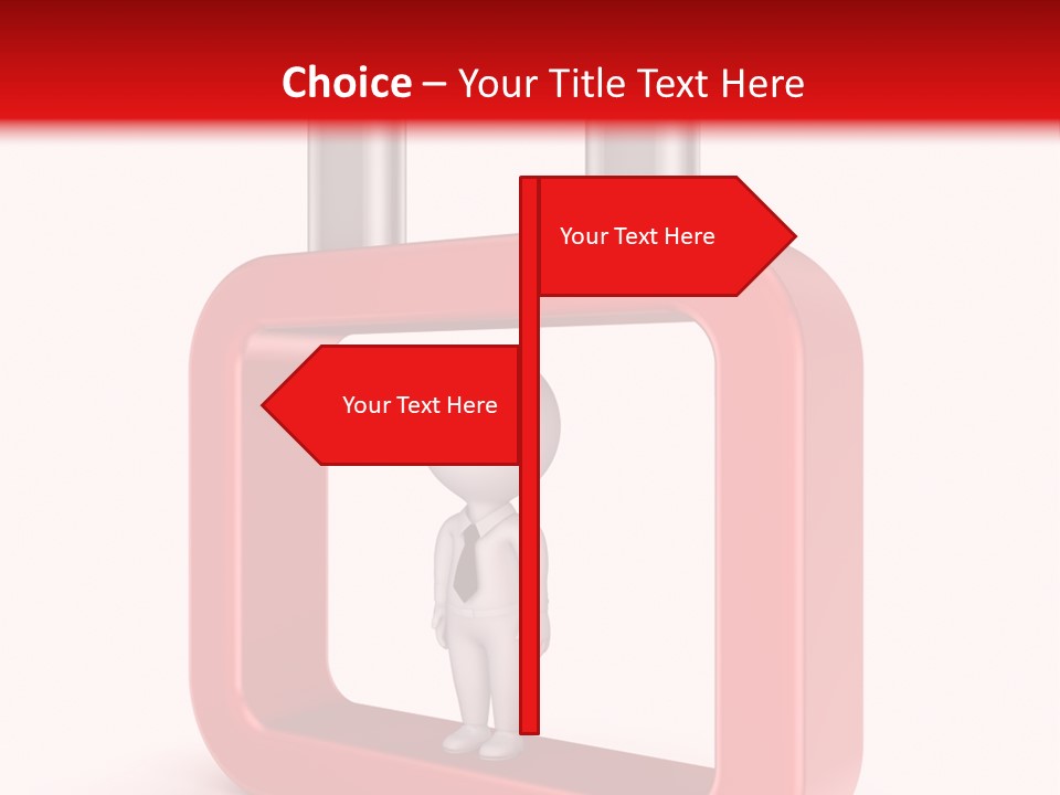 Work Dependent Metallic PowerPoint Template