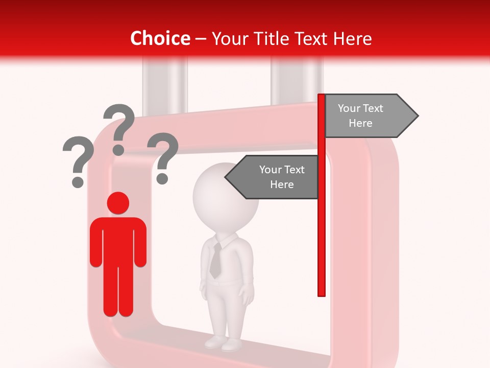 Work Dependent Metallic PowerPoint Template