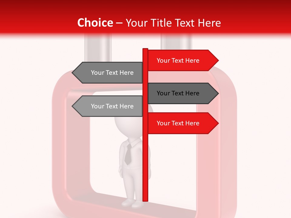 Work Dependent Metallic PowerPoint Template