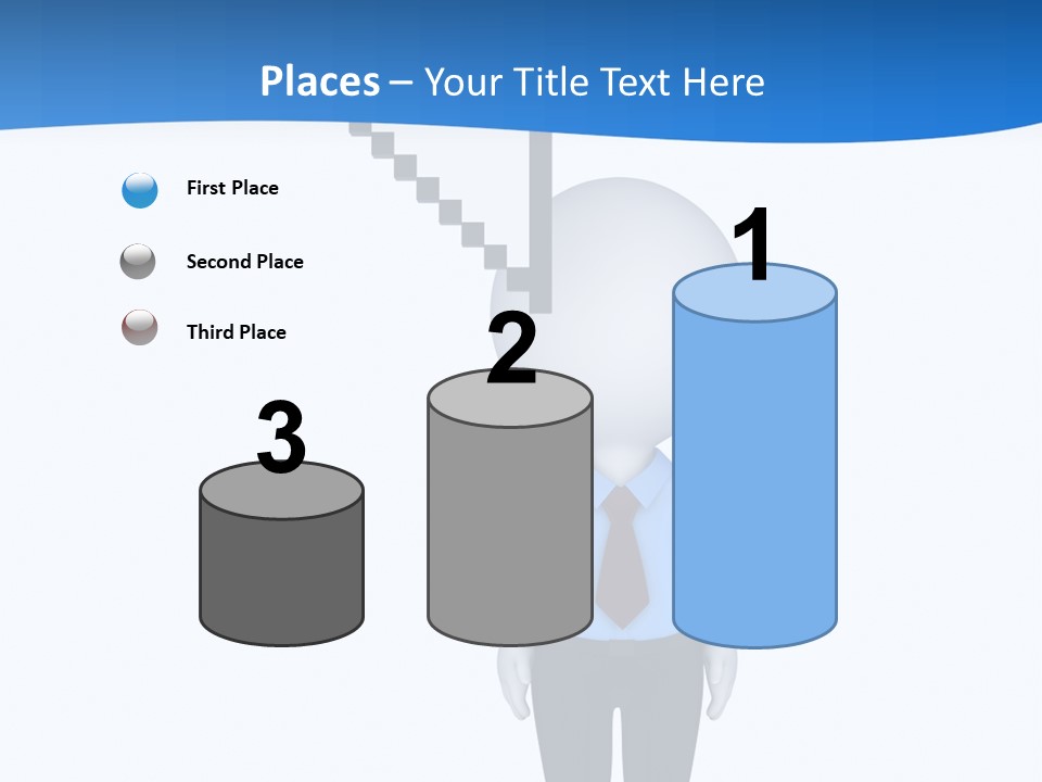 Click Pushing Silhouette PowerPoint Template