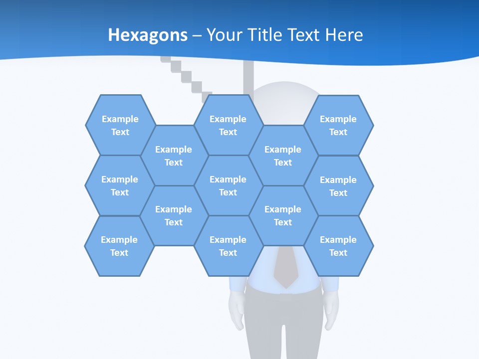 Click Pushing Silhouette PowerPoint Template