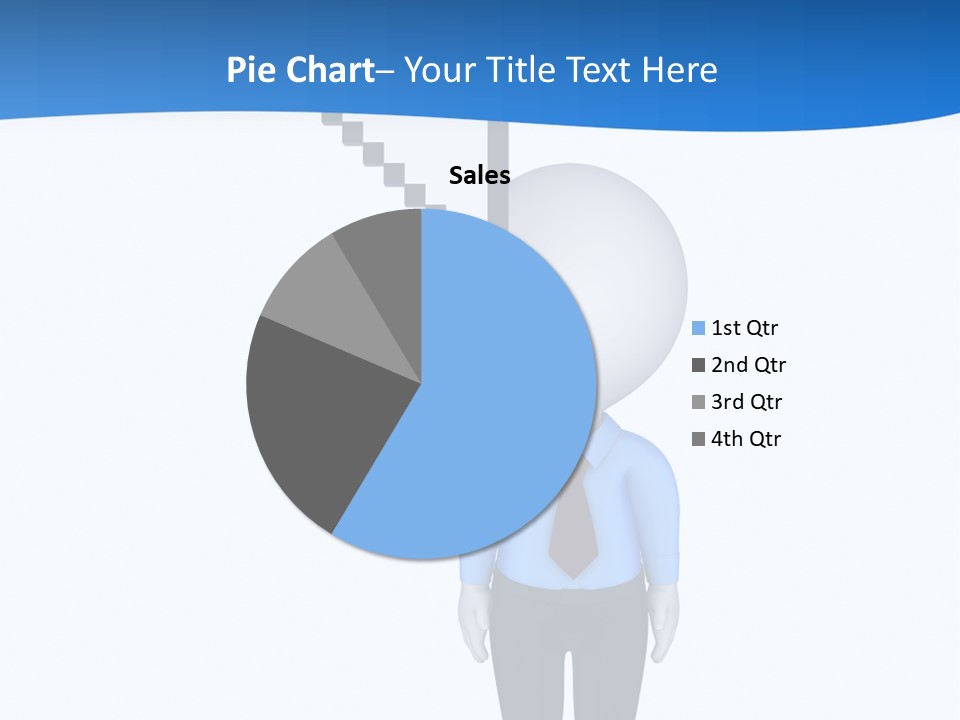 Click Pushing Silhouette PowerPoint Template