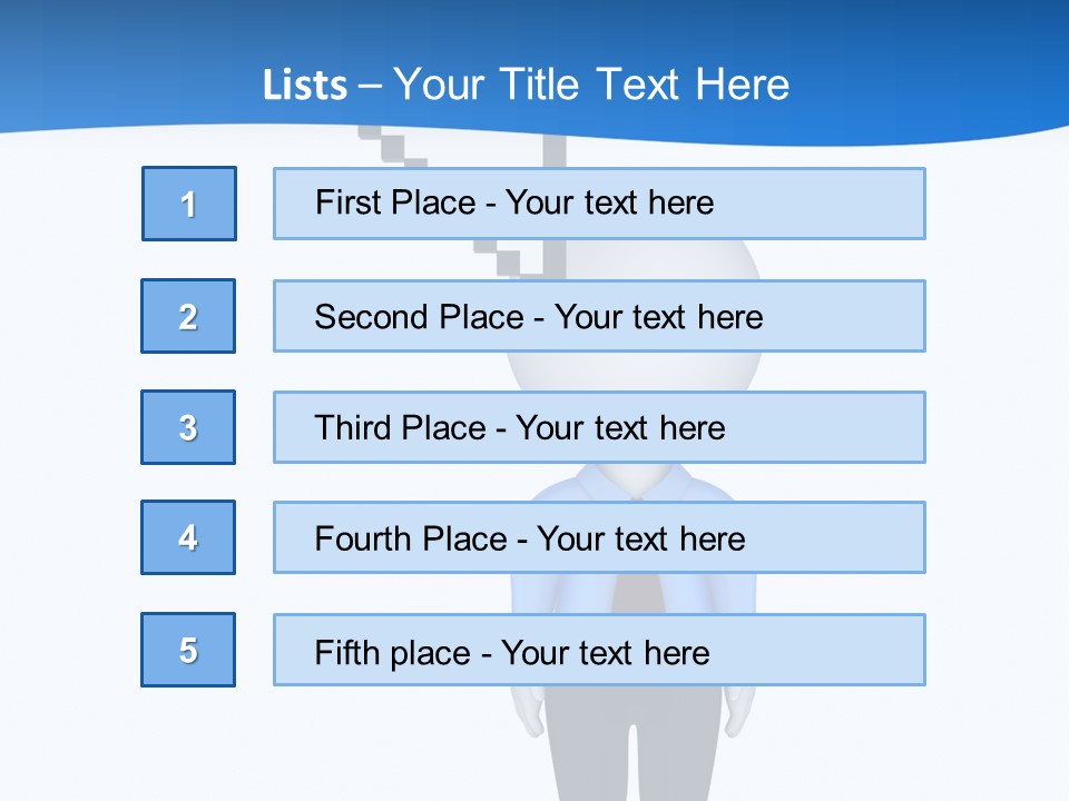 Click Pushing Silhouette PowerPoint Template