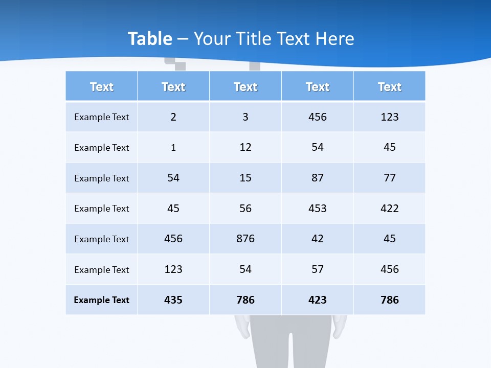 Click Pushing Silhouette PowerPoint Template