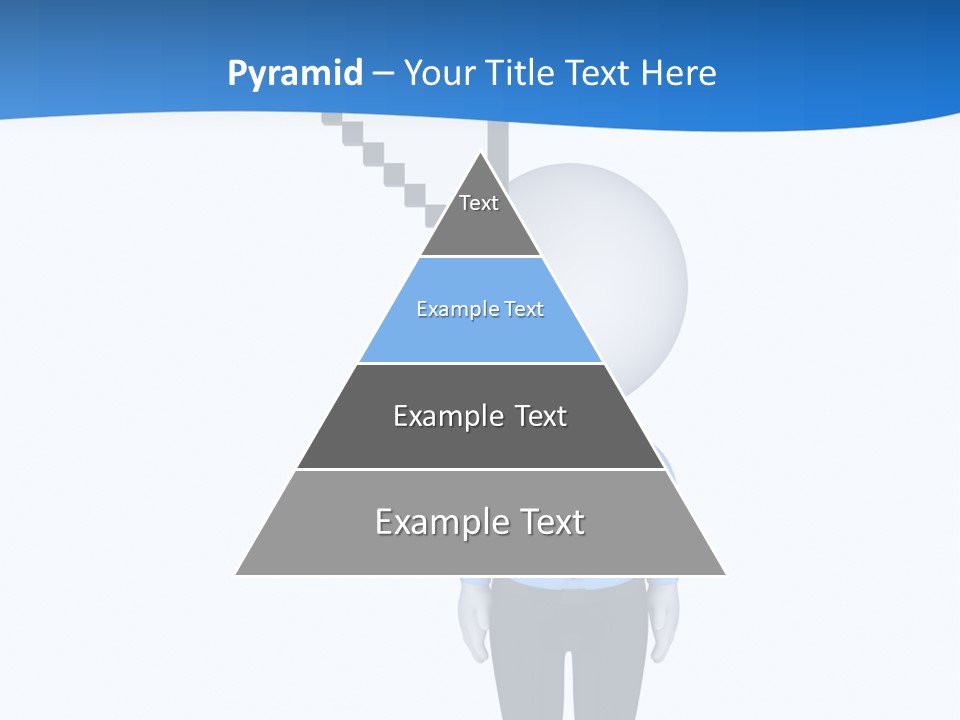 Click Pushing Silhouette PowerPoint Template