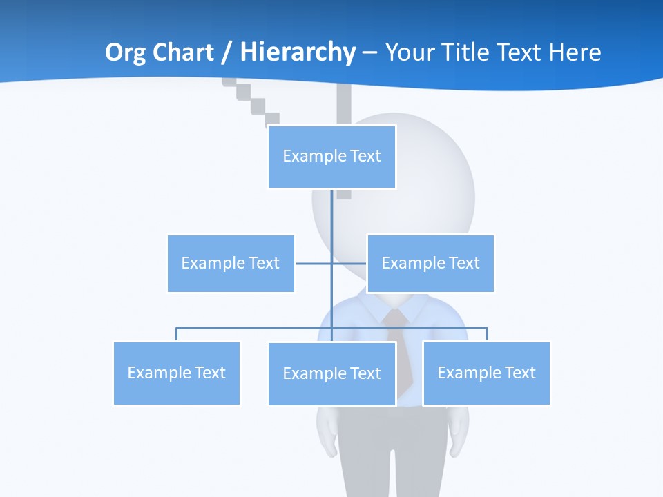 Click Pushing Silhouette PowerPoint Template