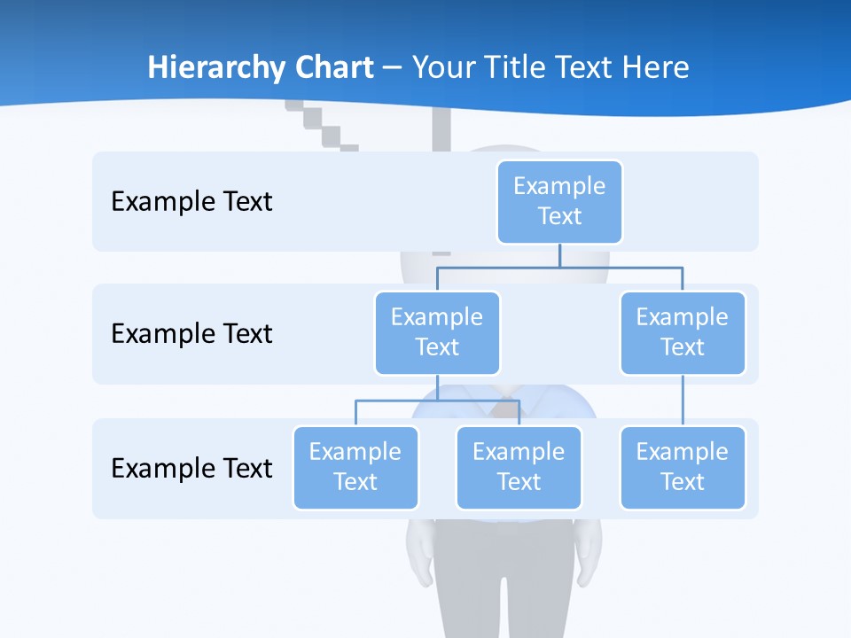 Click Pushing Silhouette PowerPoint Template