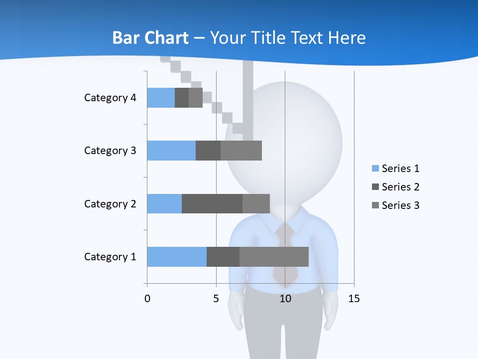Click Pushing Silhouette PowerPoint Template