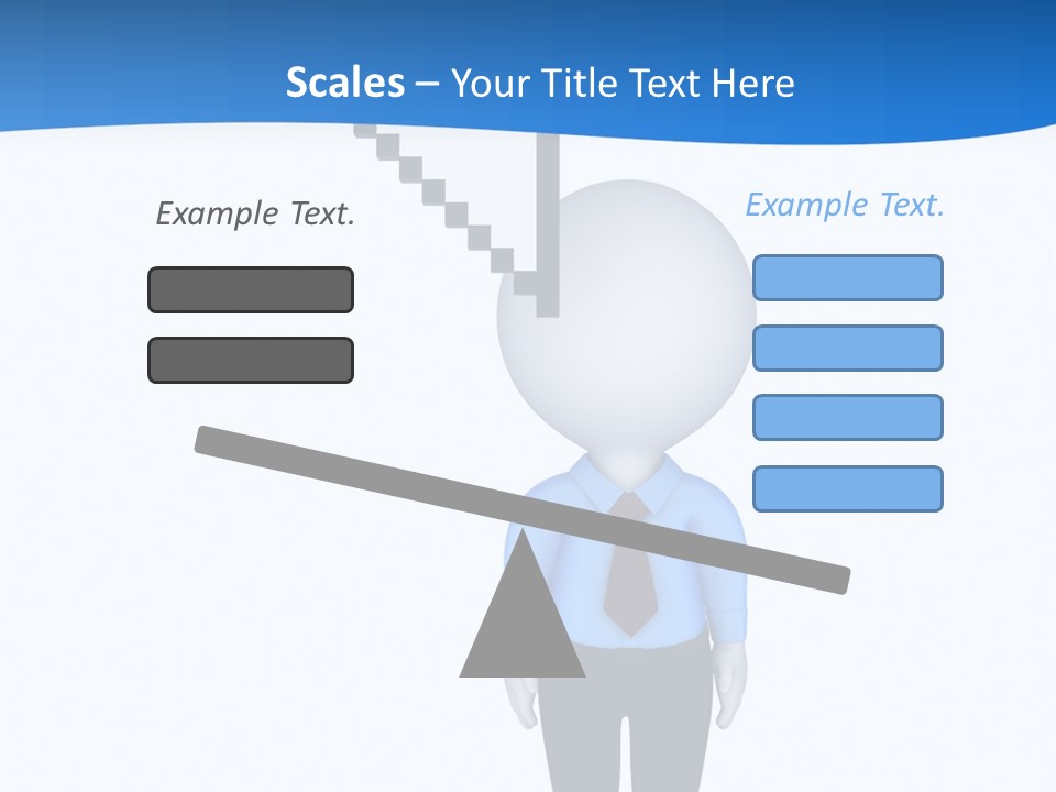 Click Pushing Silhouette PowerPoint Template