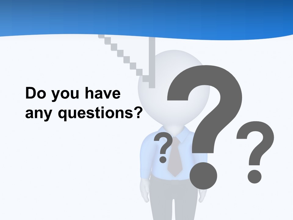 Click Pushing Silhouette PowerPoint Template