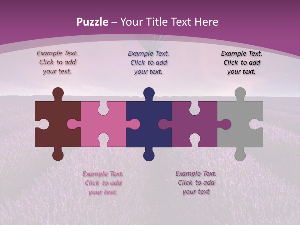 Past Time Vivid Color PowerPoint Template