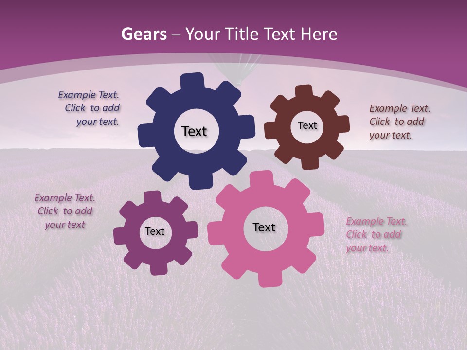 Past Time Vivid Color PowerPoint Template