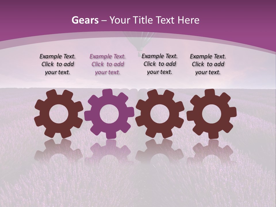 Past Time Vivid Color PowerPoint Template