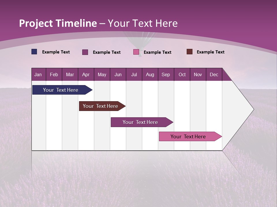 Past Time Vivid Color PowerPoint Template
