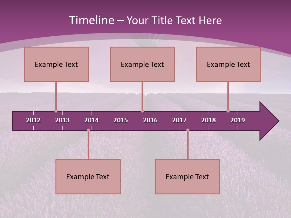 Past Time Vivid Color PowerPoint Template
