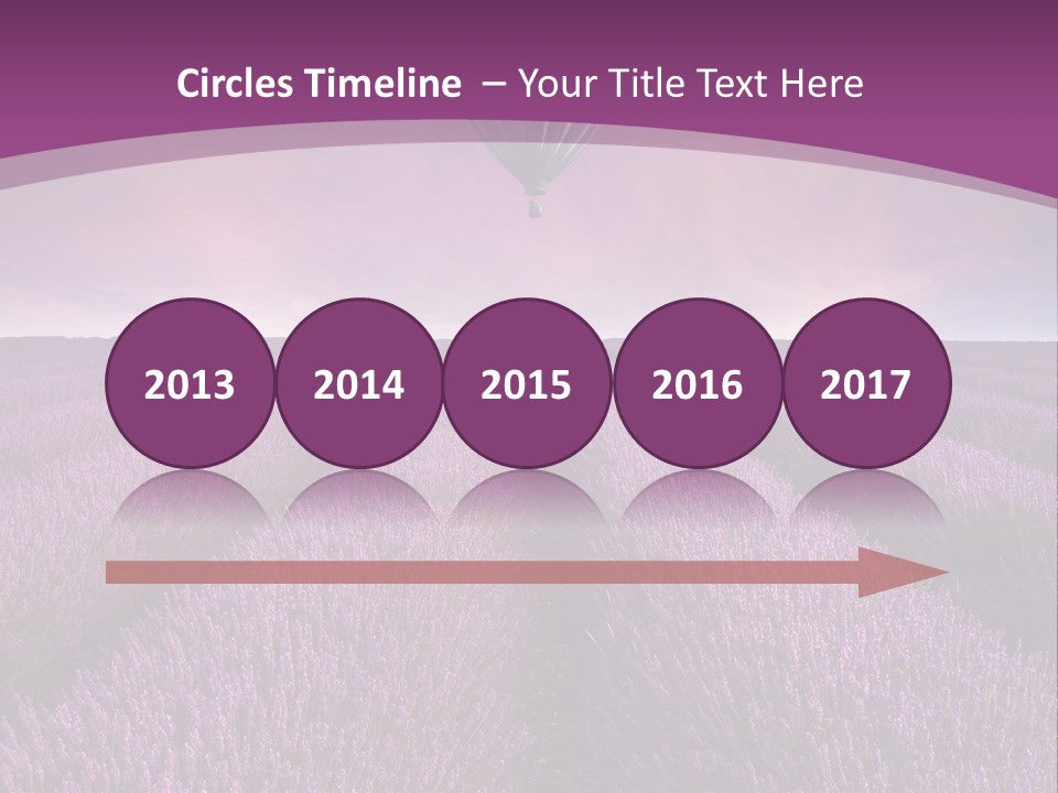 Past Time Vivid Color PowerPoint Template