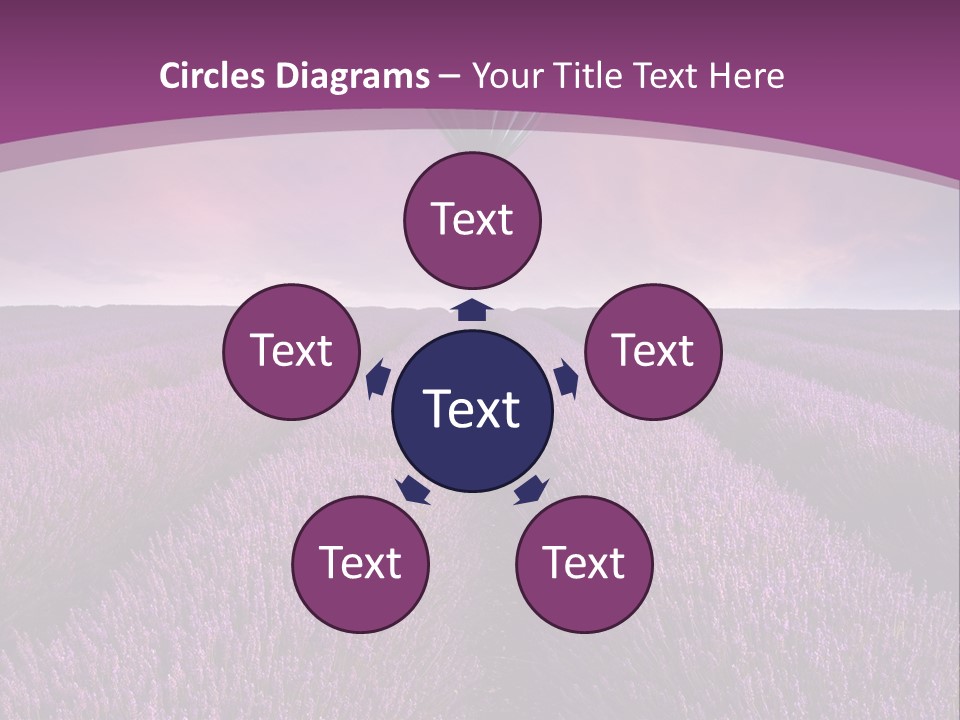 Past Time Vivid Color PowerPoint Template