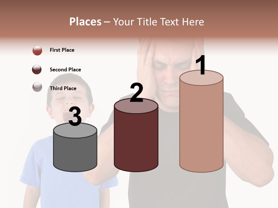 Person Confrontation Male PowerPoint Template