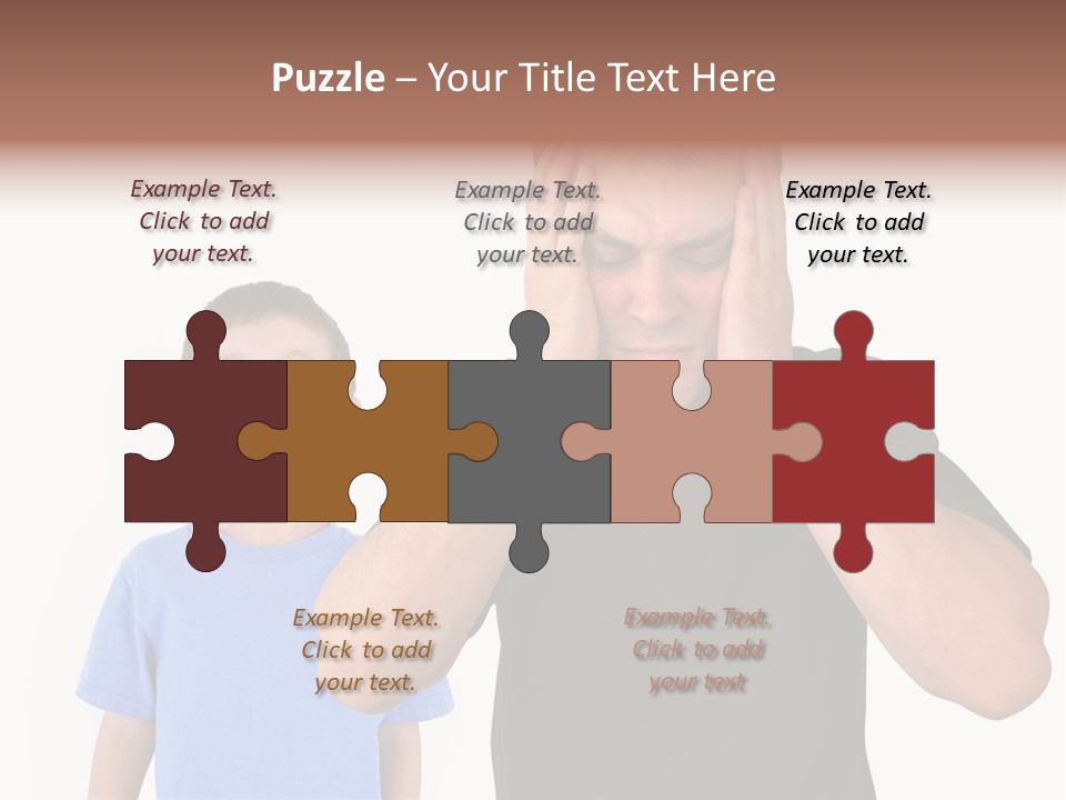 Person Confrontation Male PowerPoint Template