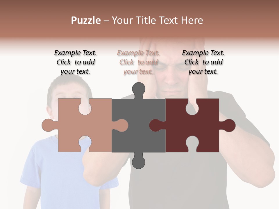 Person Confrontation Male PowerPoint Template