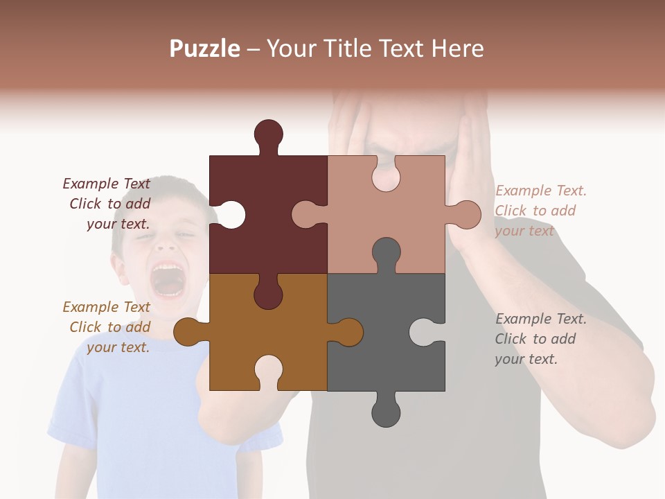 Person Confrontation Male PowerPoint Template