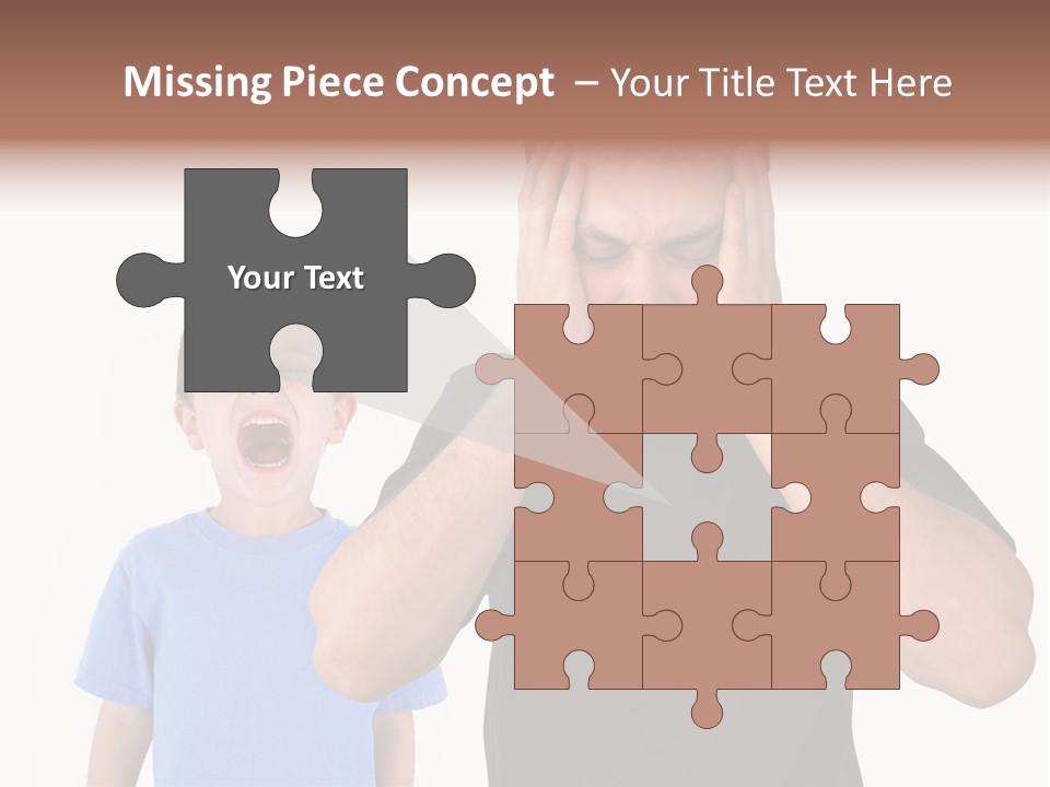 Person Confrontation Male PowerPoint Template