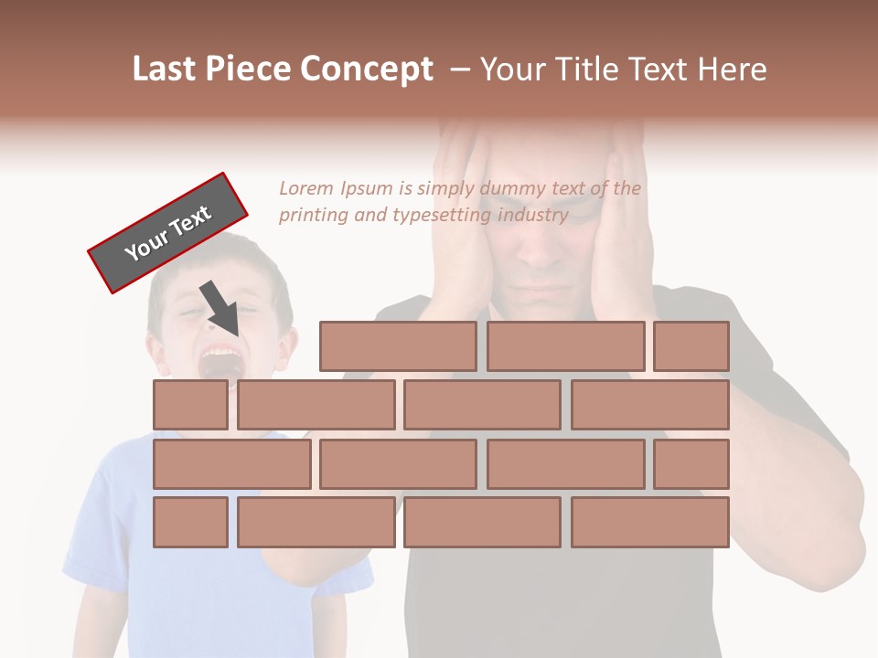 Person Confrontation Male PowerPoint Template