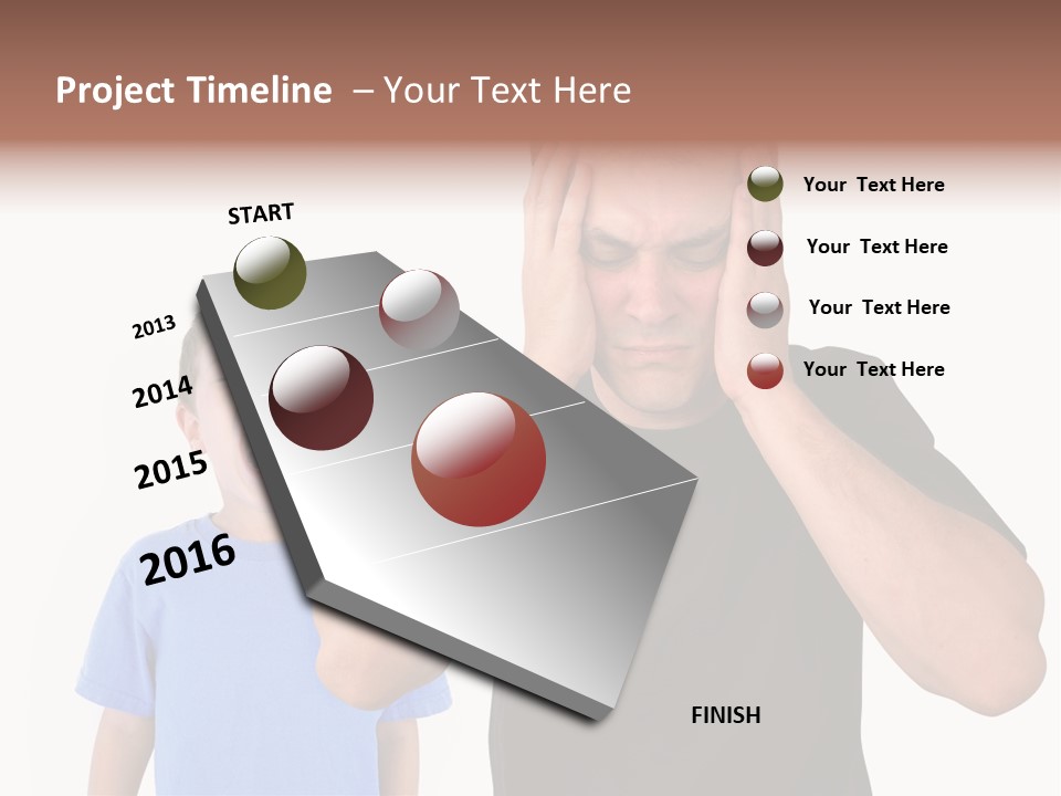 Person Confrontation Male PowerPoint Template