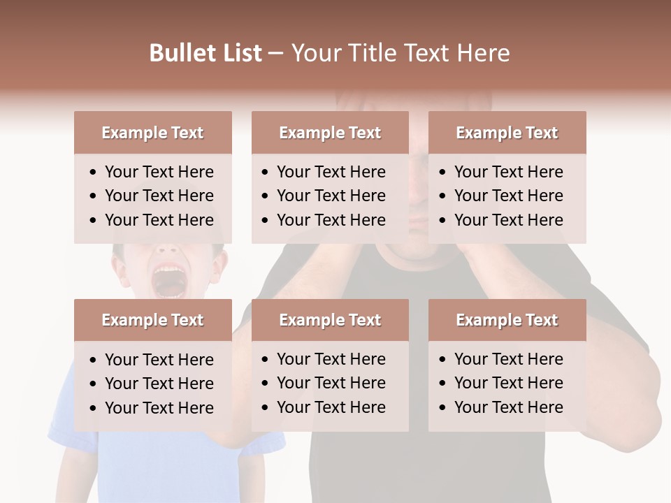 Person Confrontation Male PowerPoint Template