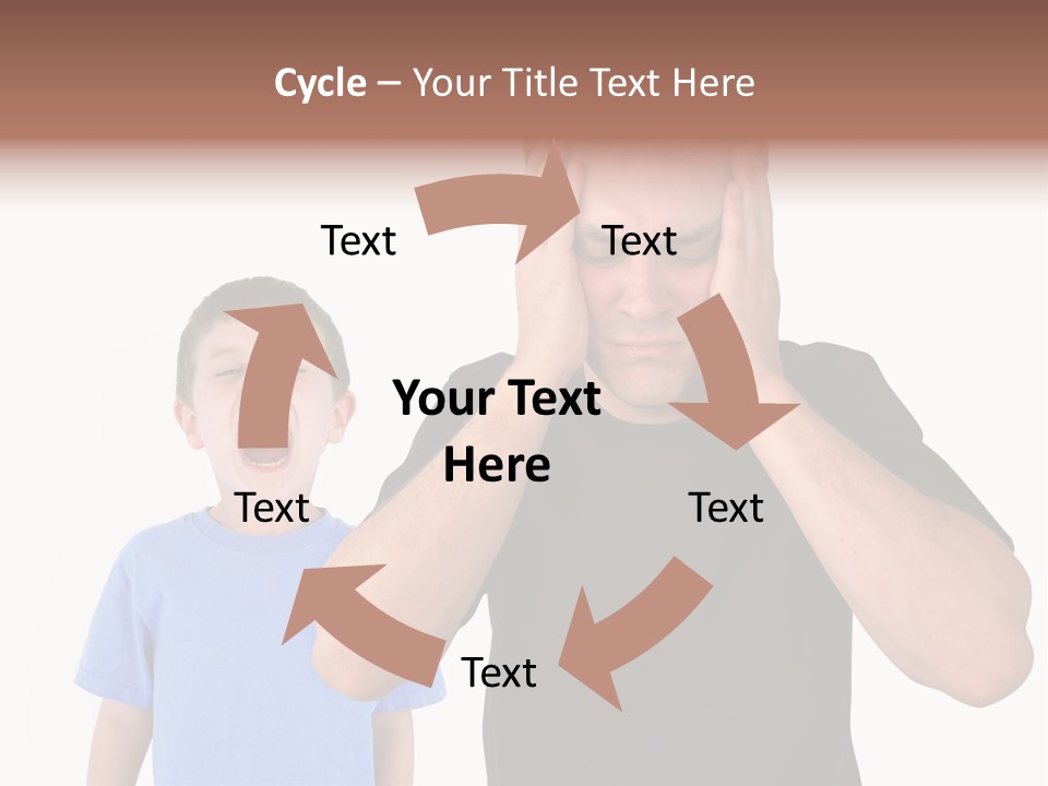 Person Confrontation Male PowerPoint Template