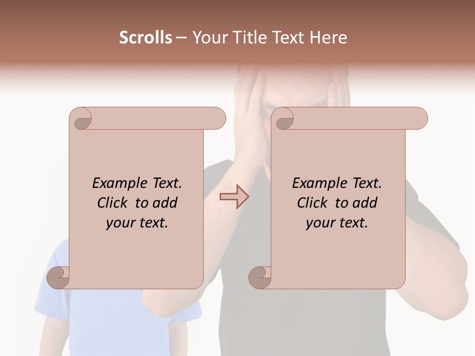 Person Confrontation Male PowerPoint Template