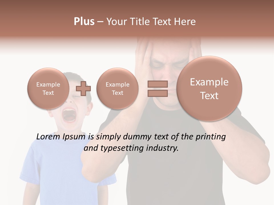 Person Confrontation Male PowerPoint Template