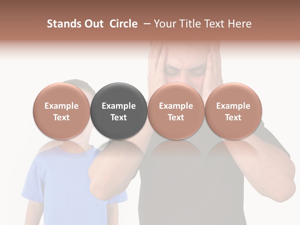 Person Confrontation Male PowerPoint Template