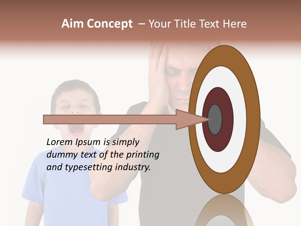 Person Confrontation Male PowerPoint Template