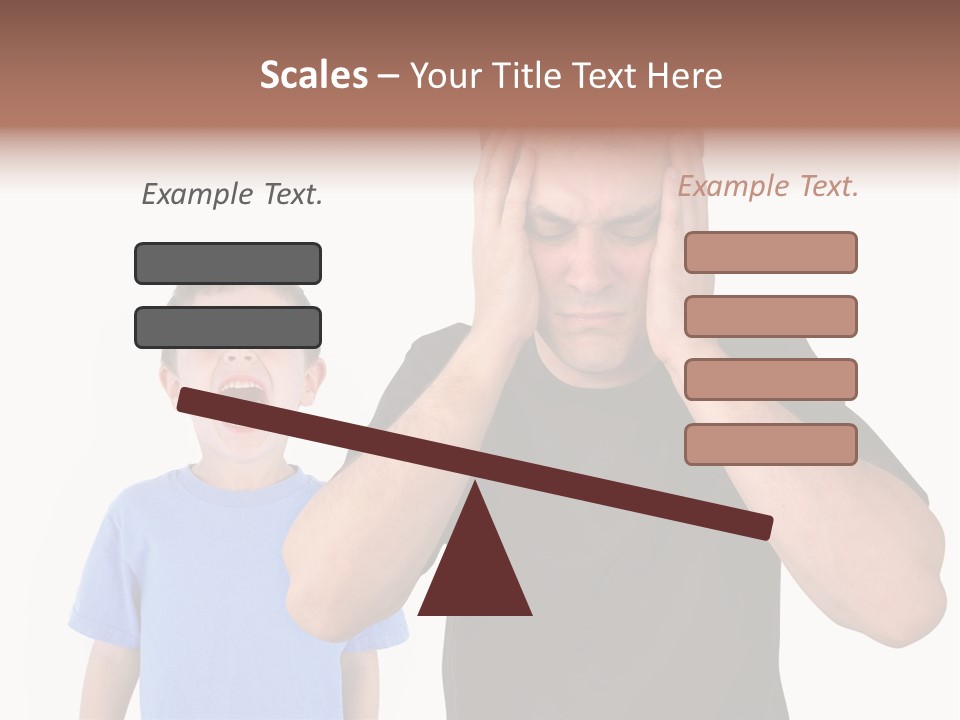Person Confrontation Male PowerPoint Template