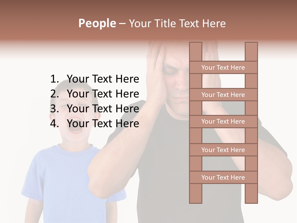 Person Confrontation Male PowerPoint Template
