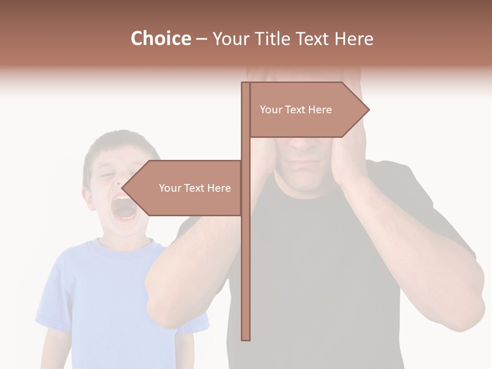 Person Confrontation Male PowerPoint Template