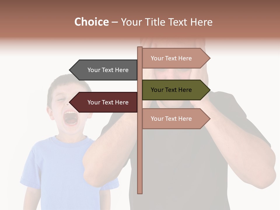 Person Confrontation Male PowerPoint Template