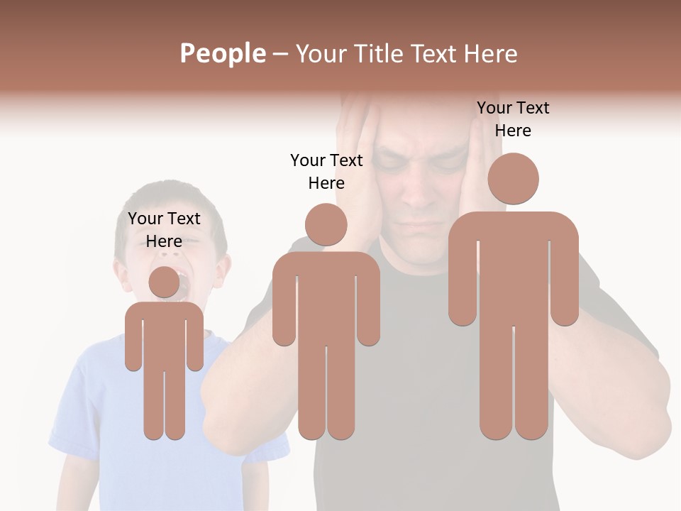 Person Confrontation Male PowerPoint Template