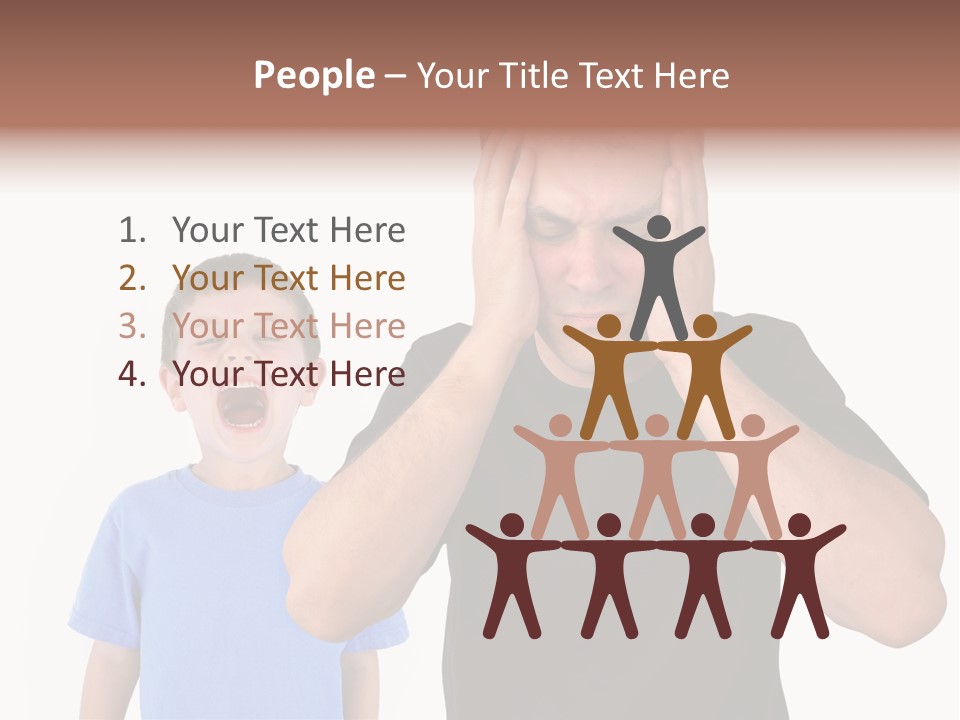 Person Confrontation Male PowerPoint Template