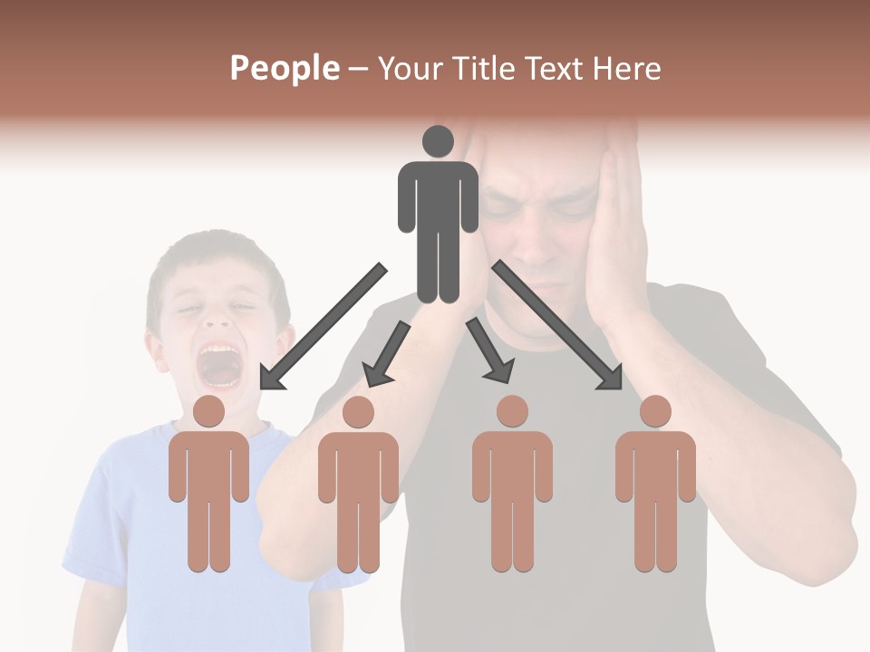 Person Confrontation Male PowerPoint Template